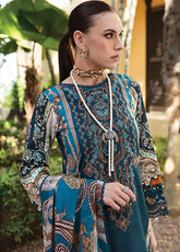 Gulaal Embroidered Lawn Unstitched 3 Piece Suit - 11